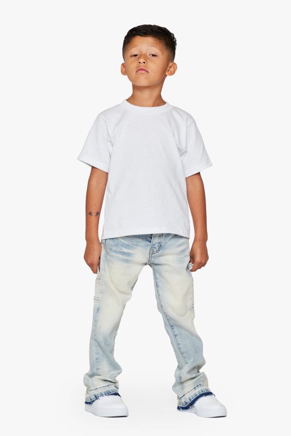 VPLAY KIDS JEANS   JR. EXTENDO  LIGHT BLUE WASH Supply