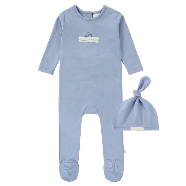 Blue Footie For Discount