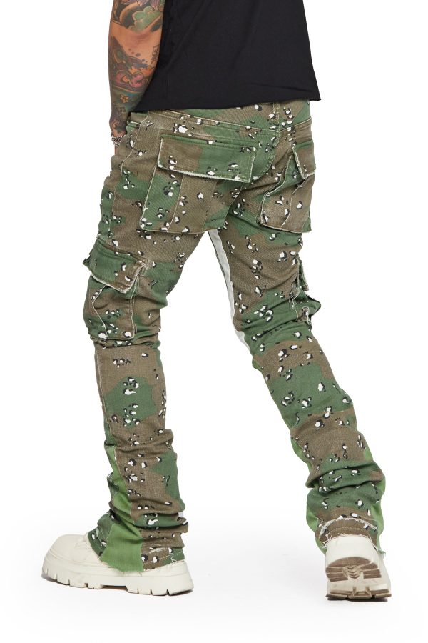 COMMANDER  CAMO STACKED FLARE JEAN Discount - Image 2
