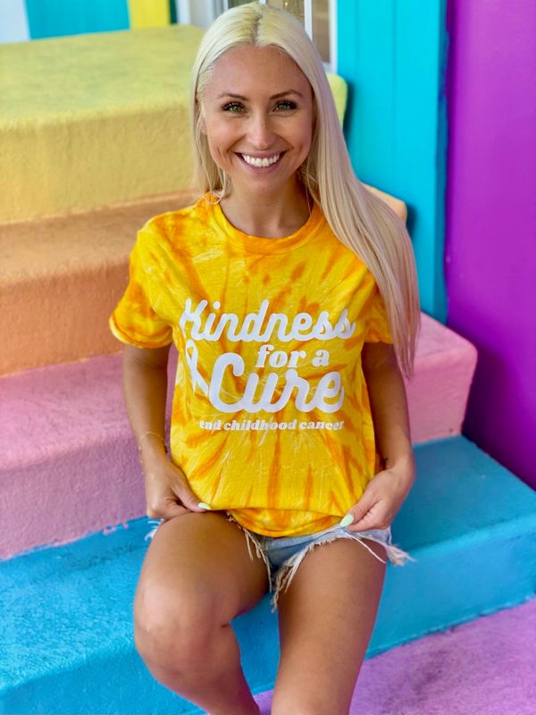 Kindness for a Cure Tee - Childhood Cancer Awareness Supply