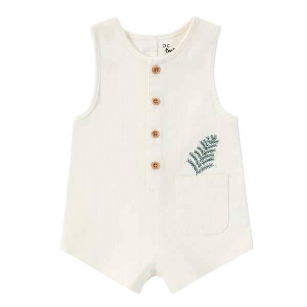 Blooming Pink Leaf Romper Sale - Image 2