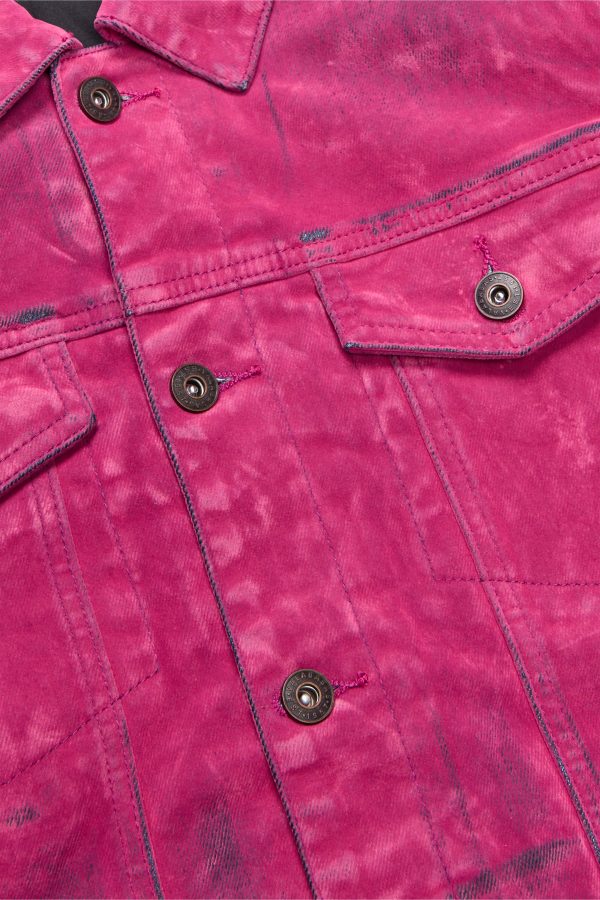 VERDANT  PINK SUEDE JACKET Online now - Image 2