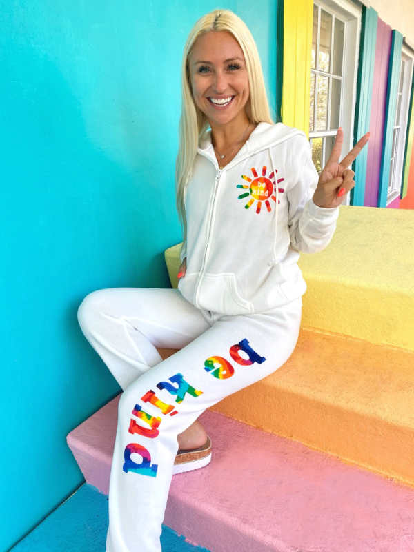 Be Kind Coconut Zip-Up Hoodie Cheap - Image 3