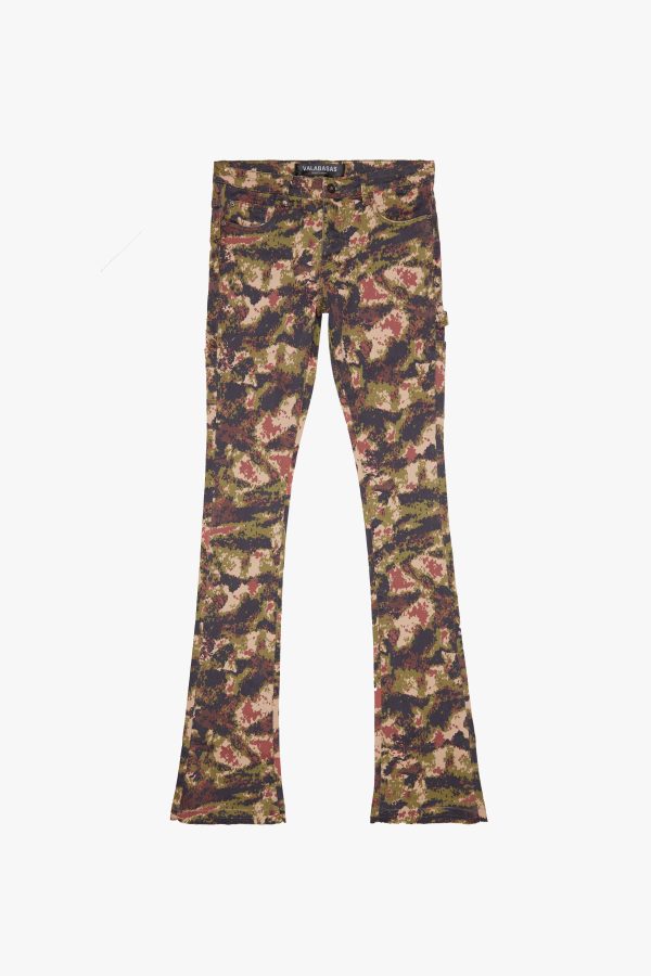 MR. EXTENDO  CHESTNUT CAMO SUPER STACKED FLARE Fashion