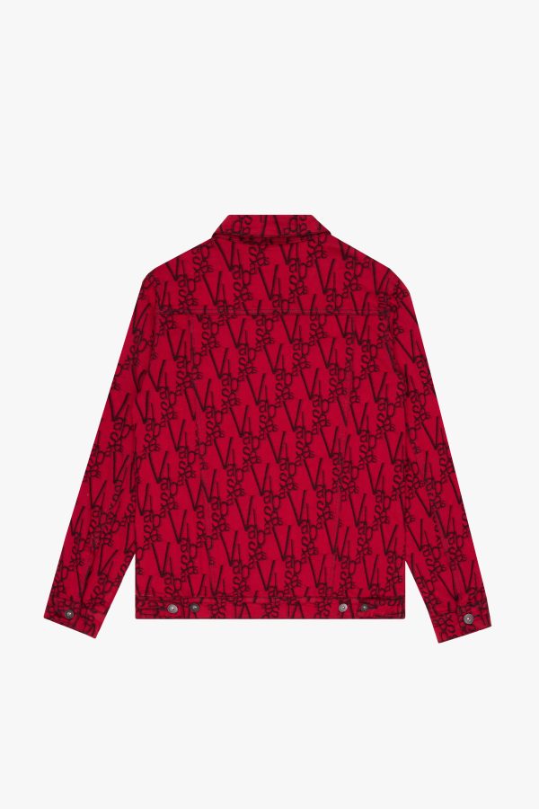 V-INK  BLACK RED JACKET Online Hot Sale - Image 3
