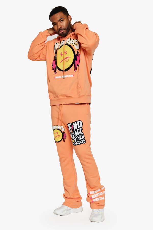 MUTE  PEACH YELLOW FLEECE SET Online - Image 3