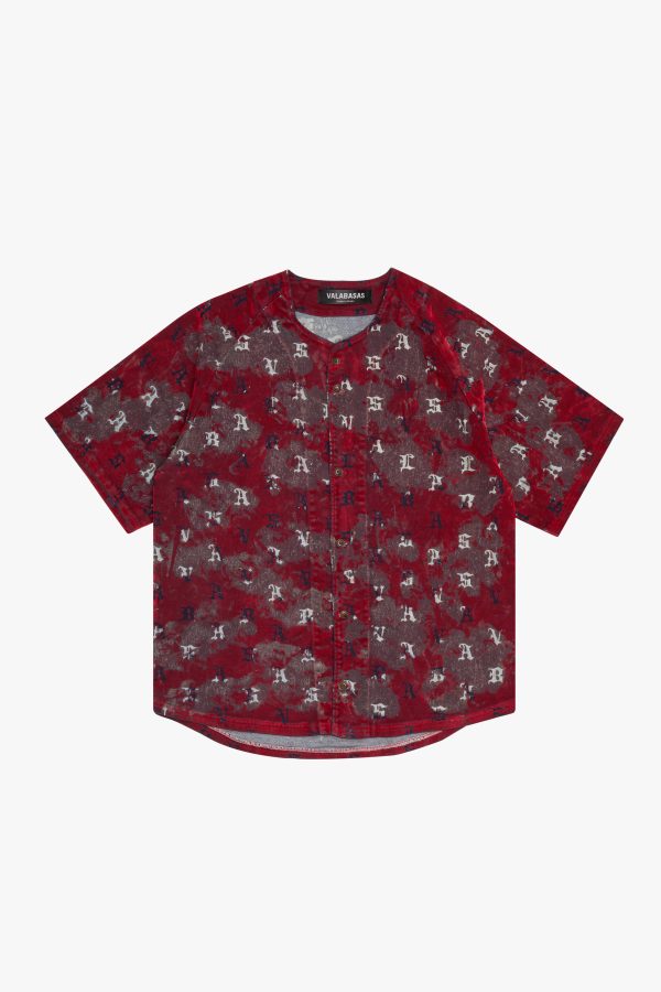 BUD  RED SUEDE BUTTON DOWN Hot on Sale