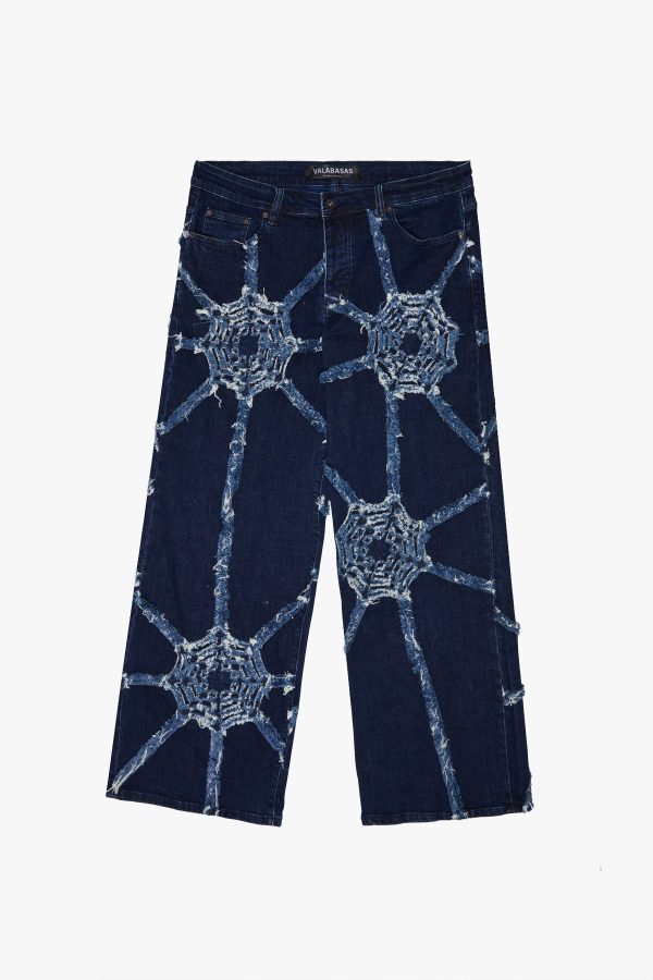 ARCHANE  DARK BLUE BAGGY DENIM JEAN Cheap - Image 2