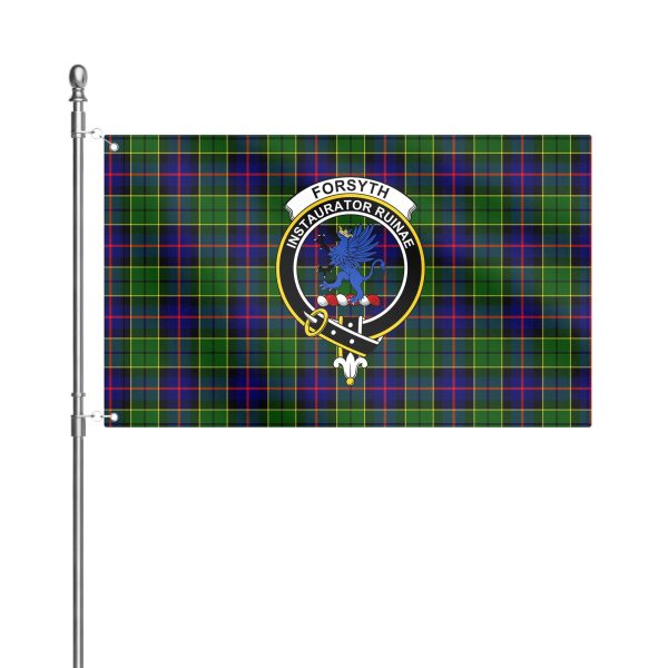 Forsyth Modern Tartan Crest House Flag Fashion - Image 2