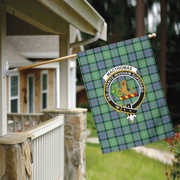 MacThomas Ancient Tartan Crest Garden Flag on Sale - Image 5