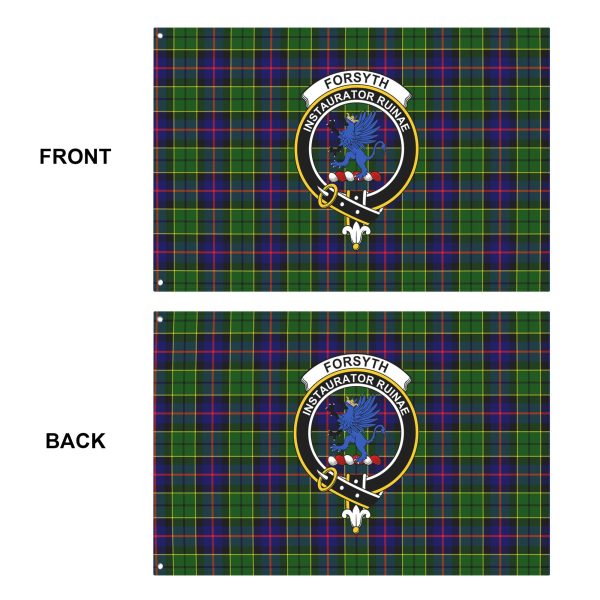 Forsyth Modern Tartan Crest House Flag Fashion - Image 5