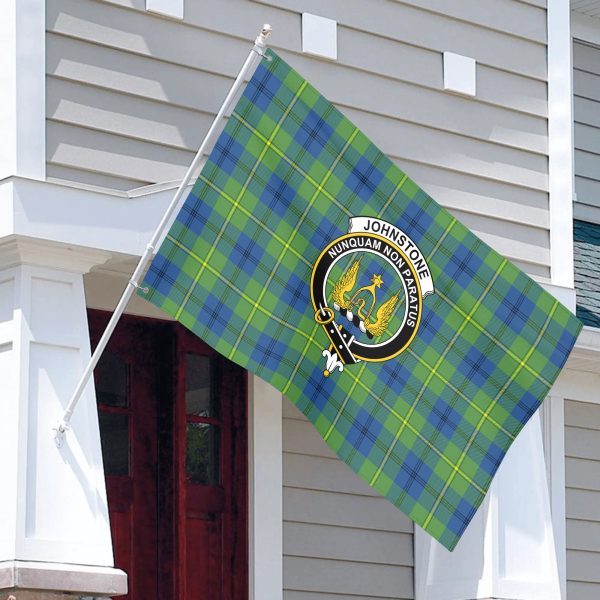 Johnstone Ancient Tartan Crest House Flag Hot on Sale - Image 3