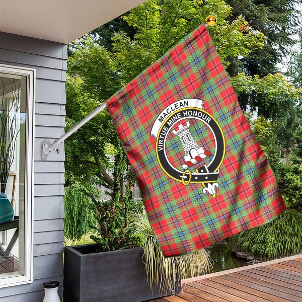 MacLean of Duart Modern Tartan Crest Garden Flag Fashion - Image 3