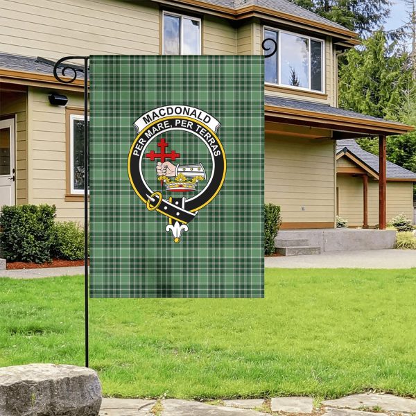 MacDonald Lord of the Isles Hunting Tartan Crest Garden Flag For Discount - Image 4