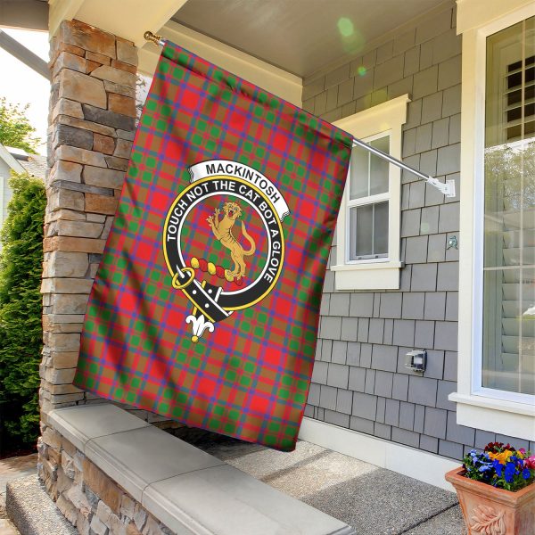 MacKintosh Modern Tartan Crest Garden Flag on Sale - Image 2