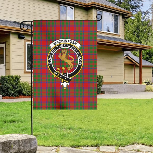 MacKintosh Modern Tartan Crest Garden Flag on Sale - Image 4