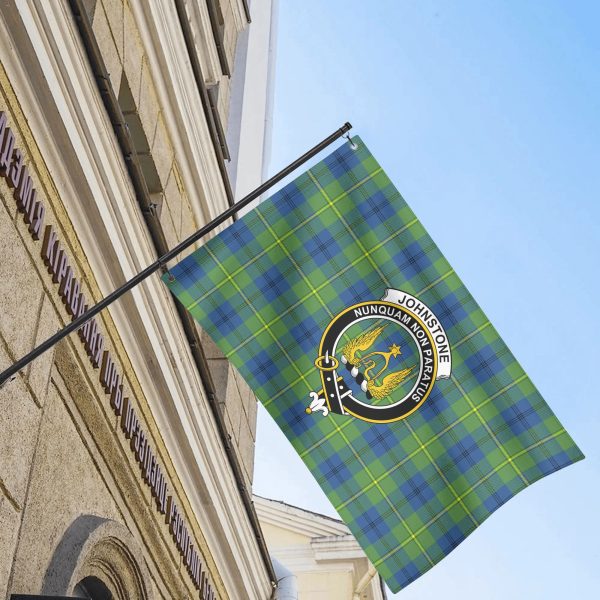 Johnstone Ancient Tartan Crest House Flag Hot on Sale - Image 4