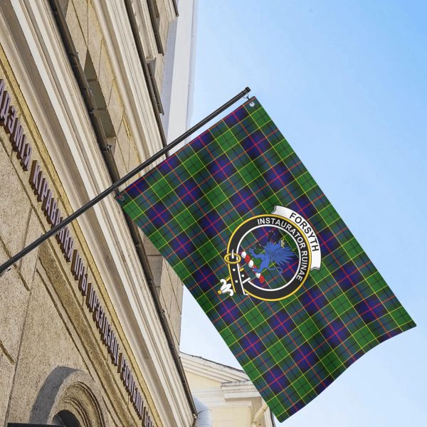 Forsyth Modern Tartan Crest House Flag Fashion - Image 4
