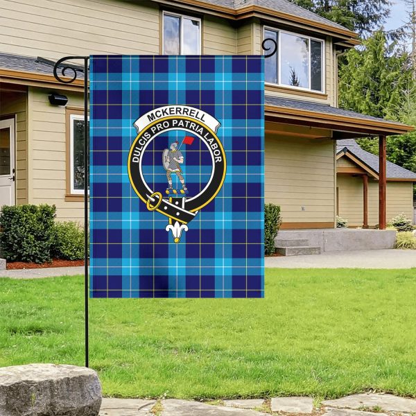 McKerrell Tartan Crest Garden Flag For Sale - Image 4