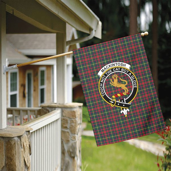 MacKintosh Hunting Modern Tartan Crest Garden Flag Cheap - Image 5