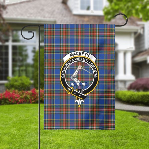 MacBeth Ancient Tartan Crest Garden Flag Sale