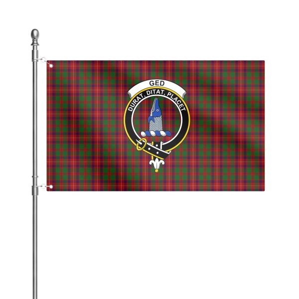 Ged Tartan Crest House Flag Online - Image 2