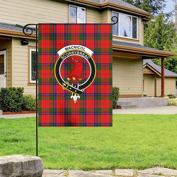 MacNicol (of Scorrybreac) Tartan Crest Garden Flag Hot on Sale - Image 4