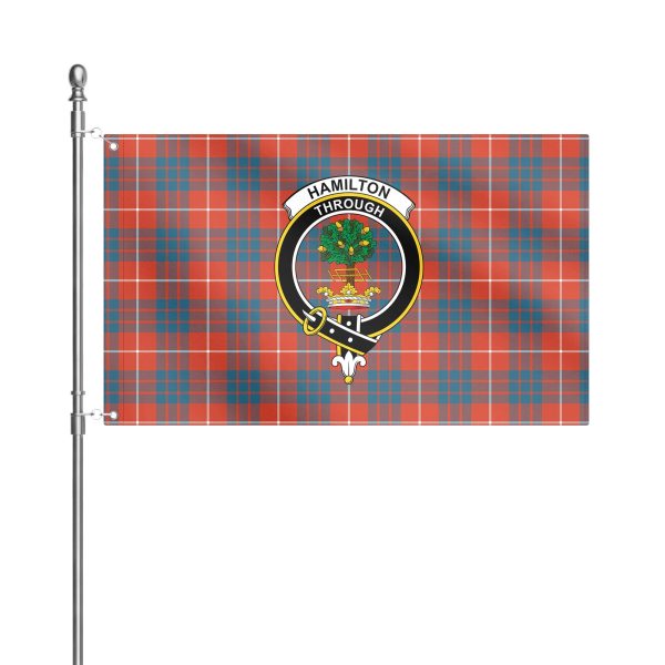 Hamilton Ancient Tartan Crest House Flag Fashion - Image 2