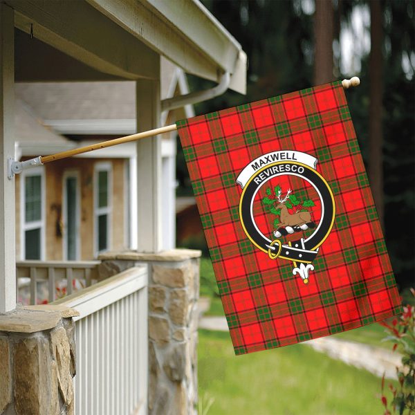 Maxwell Modern Tartan Crest Garden Flag Online - Image 5