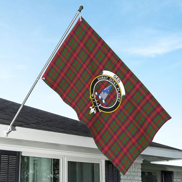 Ged Tartan Crest House Flag Online