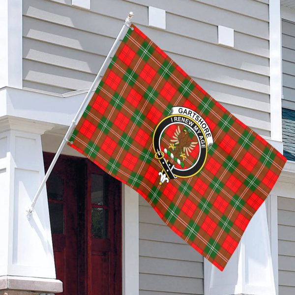 Gartshore Tartan Crest House Flag Hot on Sale - Image 3