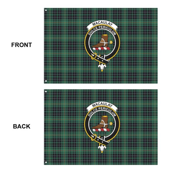 MacAulay Hunting Ancient Tartan Crest House Flag Online - Image 5