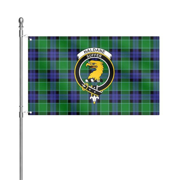 Haldane Tartan Crest House Flag Discount - Image 2