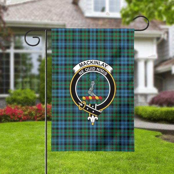 MacKinlay Ancient Tartan Crest Garden Flag on Sale