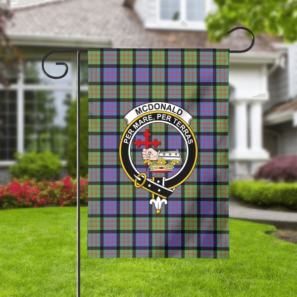McDonald Ancient Tartan Crest Garden Flag For Cheap